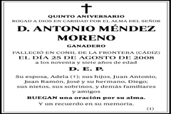 Antonio Méndez Moreno